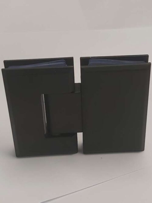 Black Hinge Glass to Glass 180 Degrees