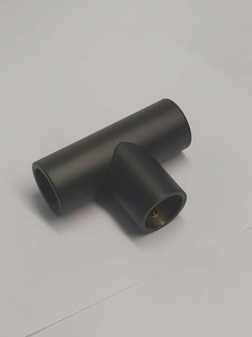 Black T-Piece connector