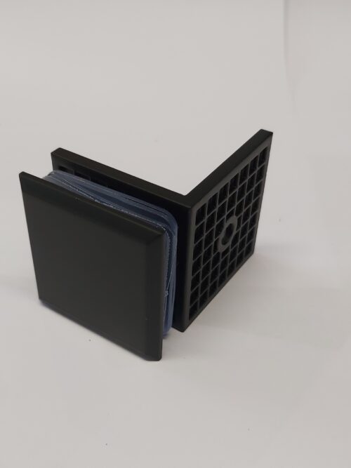 Black L Clamp 90 Degree